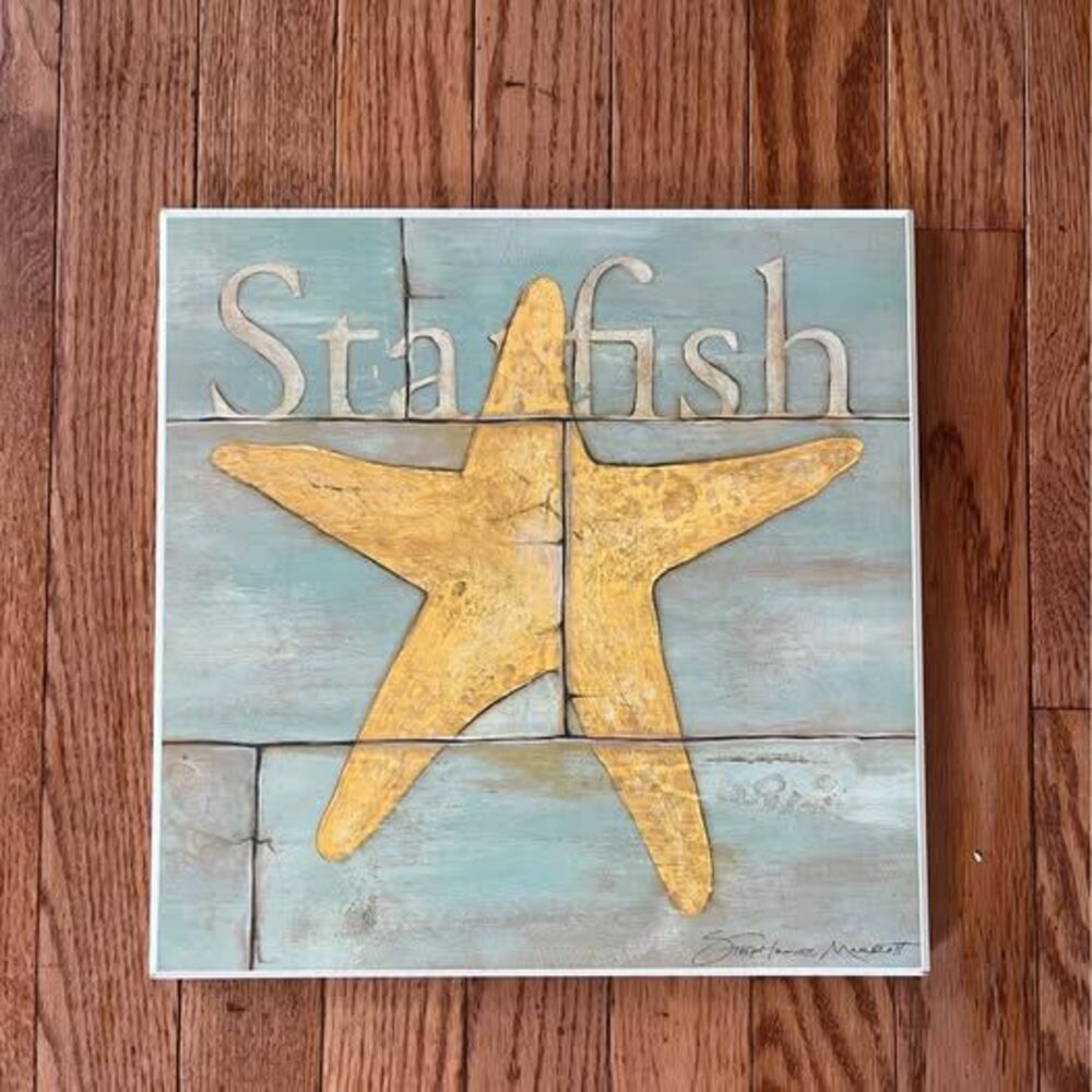 Wall Hanging Plaque starfish Picture
